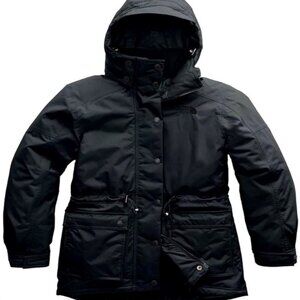 The North Face Women's L Black Reign On 550 Fill Power Down Hooded Parka